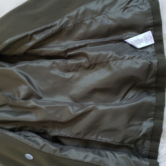 GUESS Green Military Color, Trench Coat Size S - Picture 7 of 8